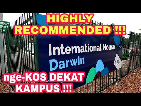 HARGA KOS MAHASISWA DI AUSTRALIA | INTERNATIONAL HOUSE DARWIN | CDU CASUARINA CAMPUS ACCOMMODATION