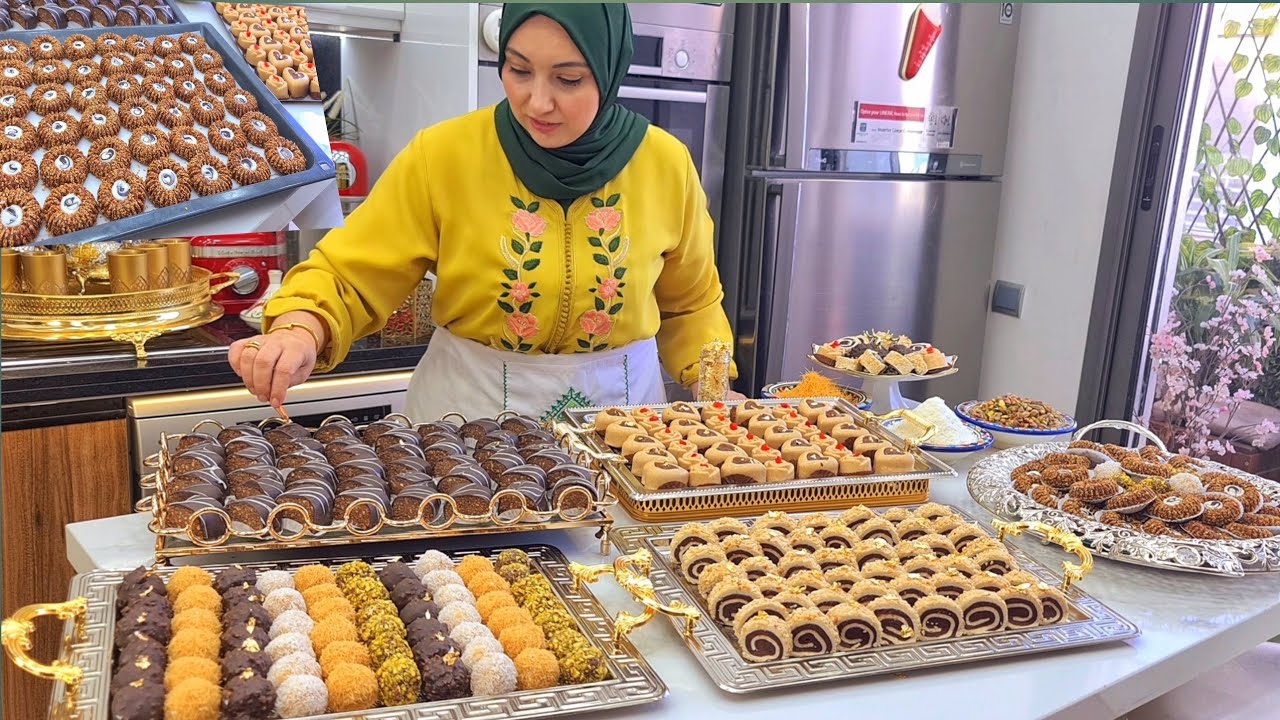 بلا تمارة بدون فرن أسهل حلويات العيد 5 أشكال اقتصادية حضريها في دقائق بكمية وفيرة بدون بيض بدون زبدة