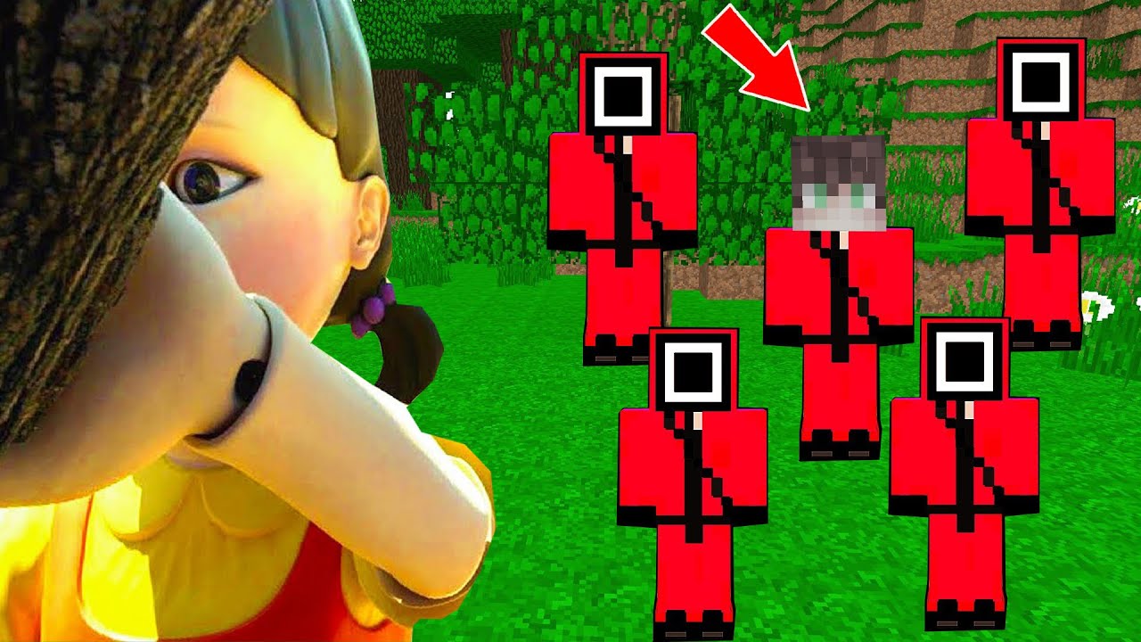 КУКЛА ИЗ ИГРЫ КАЛЬМАРА В МАЙНКРАФТ ФИЛЬМ SQUID GAME MINECRAFT - YouTube