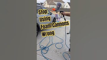 How to Use a Foam Cannon
