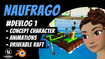 #Devlog 1 - Concept Character, Animations and a Raft