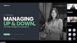 Leading Self Series Masterclass | Managing up and down