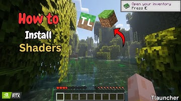 How to install shader in Tlauncher easily 😊 in just 3 minute  latest version #minecraft #gaming