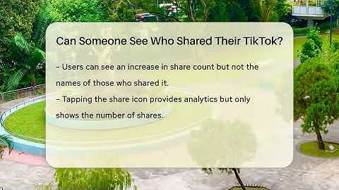 Can Someone See Who Shared Their TikTok? - Everyday-Networking