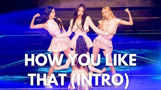 BLACKPINK(블랙핑크) HOW YOU LIKE THAT (INTRO) | Born Pink World Tour | CHICAGO Day 1 [FANCAM]