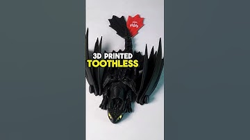 How to train a 3D printed Dragon - Toothless