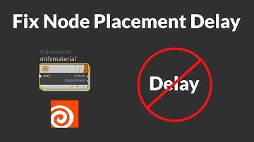Fix Node Placement Delay in Houdini 20