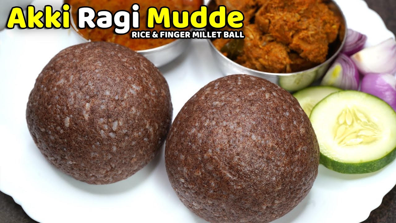 ನಮ್ಮ ಮನೆಯ ಸ್ಪೆಷಲ್ ಆರೋಗ್ಯಕರವಾದ ರಾಗಿ ಮುದ್ದೆ | Akki Ragi Mudde | Perfect ...