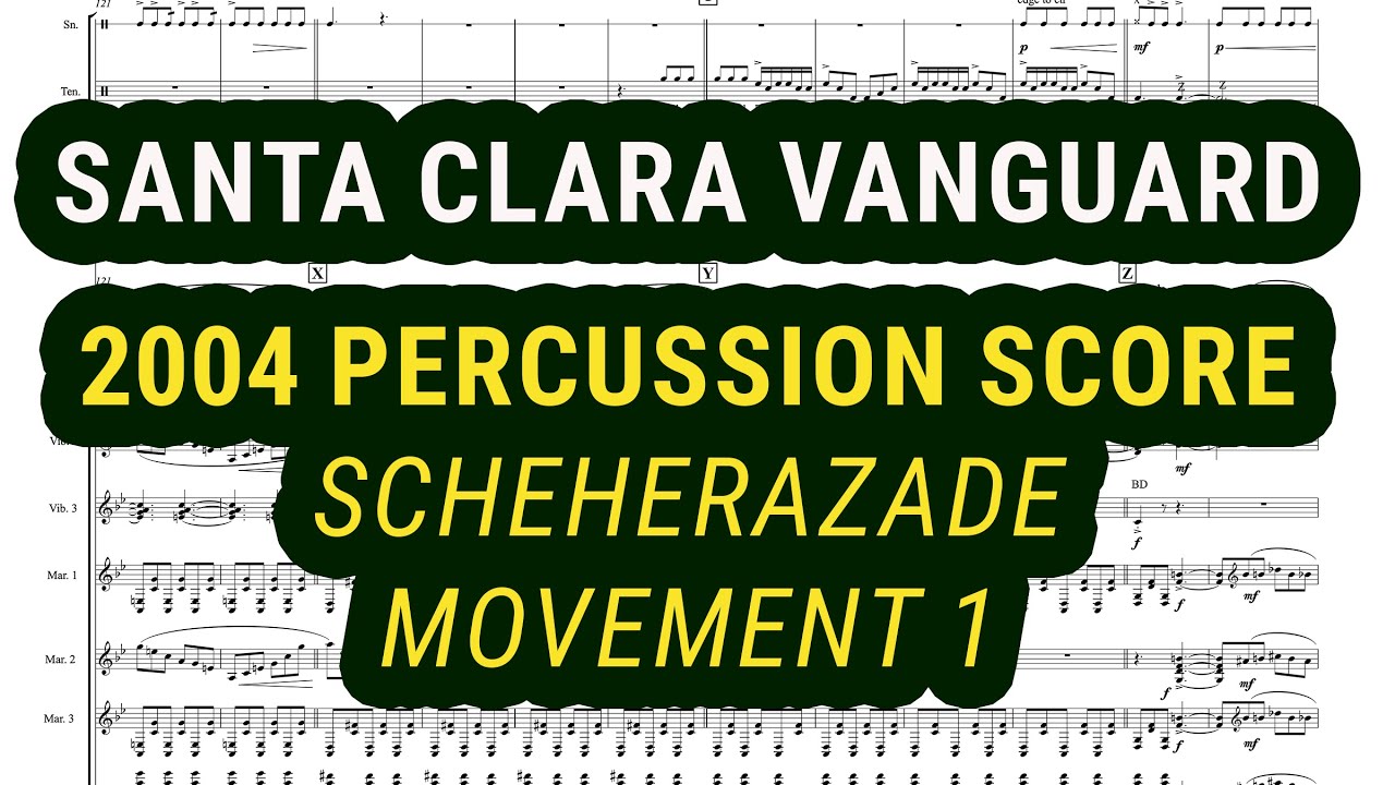 SCV 2004 Percussion Score (Scheherazade - Mvt. 1)