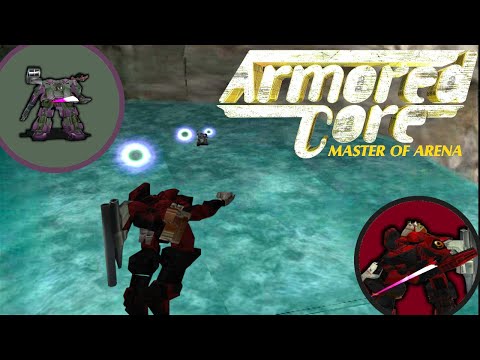 Nineball Fights Evil Kiss: Armored Core Master of Arena - Cavern Invasion