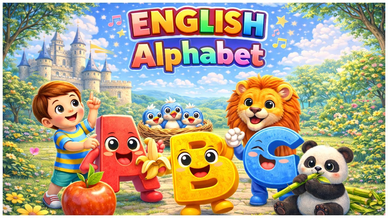 ABC English Alphabet | 🎵ABC song for kids🎈🎉