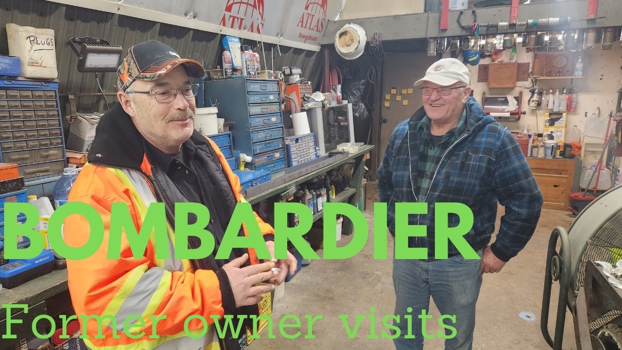 FORMER OWNER COMES FOR VISIT DAD HAS QUESTIONS BOMBARDIER YouTube