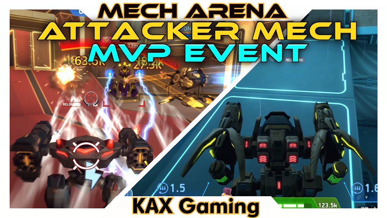 Attacker ONLY Hangar for MVP Event⭐ | ✨POD GUN 16 is here!✨- Mech Arena