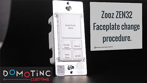 Changing Zooz ZEN32 faceplate