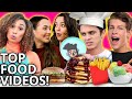 Ultimate FOOD MARATHON - BEST COOKING CHALLENGE VIDEOS w/ Merrell Twins, Brent Rivera, & MORE!