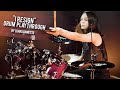 CRYPTA   &#39;I Resign&#39; Drum Playthrough by Luana Dametto
