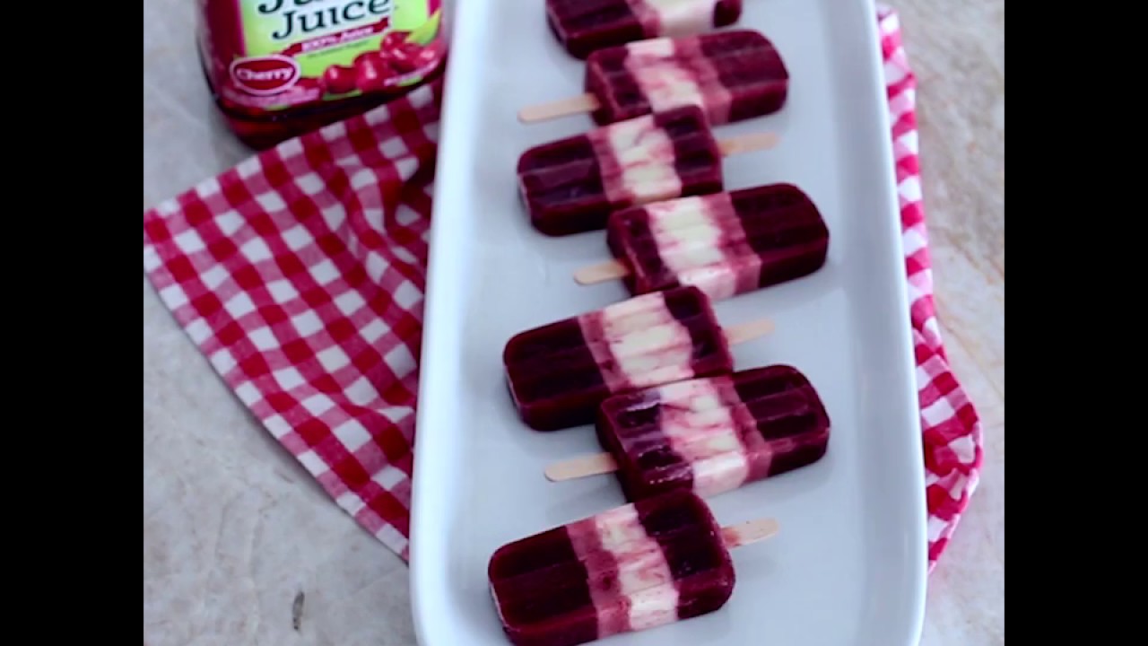 Cherry and Cream Bomb Pops YouTube