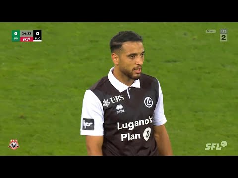 أفضل ماقدمه التونسي محمد الحاج محمود في مواجهة سان غالين