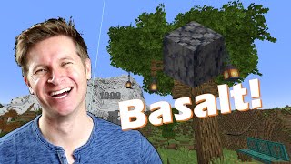 Using My Basalt Generator in Minecraft Survival (Java)