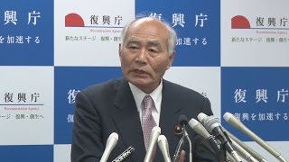 「復興に全力」と吉野氏 復興相就任で記者会見
