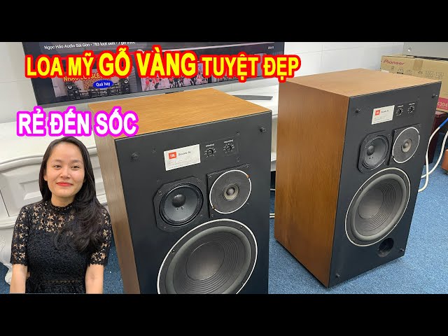 LOA MỸ DANH TIẾNG với BASS LỎM NGƯỢC cho chất âm hay đến Đứng Ngồi Không Yên JBL L36 Decade Gỗ Vàng