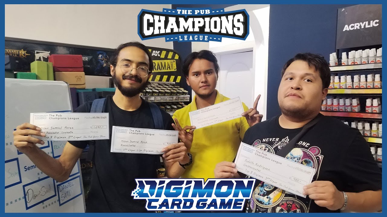 Entrevista al TOP 3 del The Pub Champions League Digimon Verano 2024