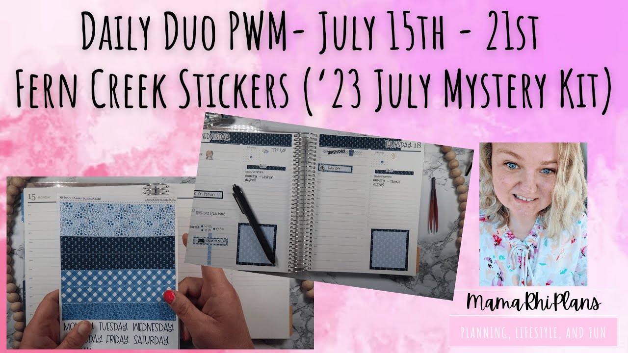 DAILY DUO PLAN WITH ME | ERIN CONDREN LIFE PLANNER | FEAT ...