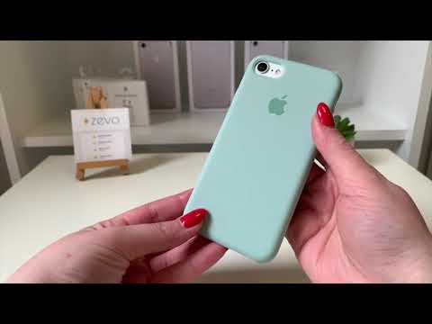 Розпаковка Силіконовий Чохол Silicone Case для iPhone 7/8 Колір Marine Green