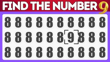 Find The ODD One Out - Number And Letter Edition🔎| How Sharp Is Your Eyes❓| ODD Number Out Quiz