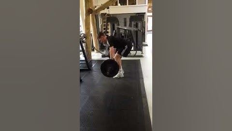 High Elbow BB Bent Over Row