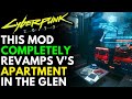 Cyberpunk 2077 - This Awesome Mod Completely Transforms V's Apartment In The Glen!