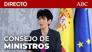 🔴 DIRECTO | Rueda de prensa tras el CONSEJO DE MINISTROS