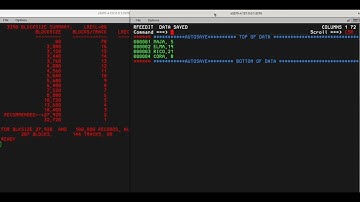 MVS-TK5 14 Sequential data sets en IBM MVS 3.8
