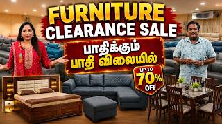 🏠 Sofa, Cot, Dining Set எல்லாம் பாதி விலையில் | Furniture Sale | Akila Kannan Vlogs