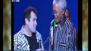 Mandela dancing to 34 Asimbonanga 34 by Johnny Clegg Mandela dancing to 34 Asimbonanga 34 by Johnny Clegg