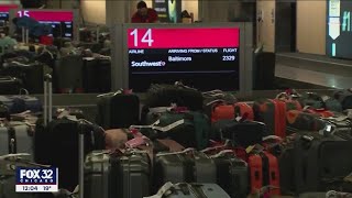 Holiday travel chaos spills into Monday with hundreds more flights canceled