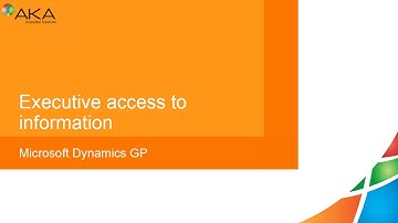 AKA Microsoft Dynamics GP Business Analyzer