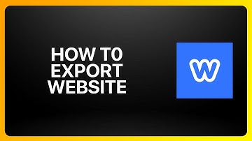 How To Export Weebly Website Tutorial