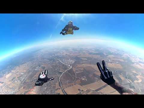 Salto skydive 360º 4k