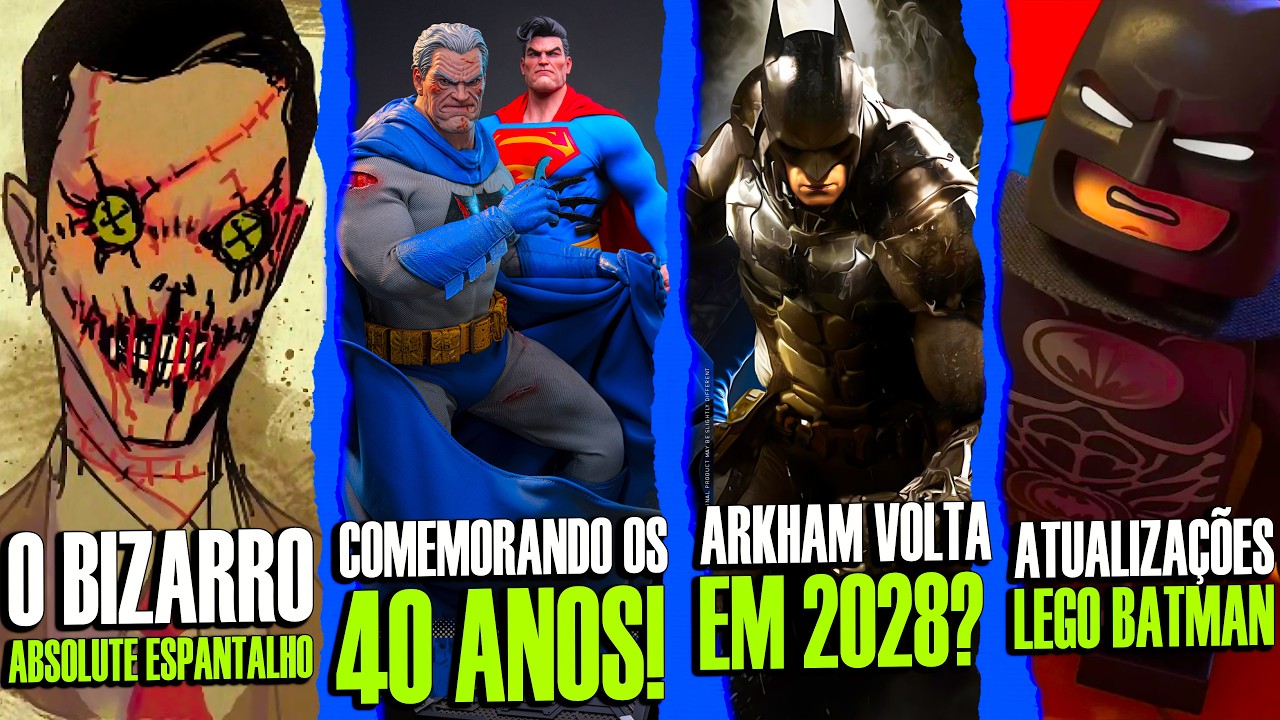 📰A VOLTA DA FRANQUIA ARKHAM? WB Games confirma grandes planos! + Absolute Espantalho e Mais🦇 Batgyro