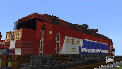 Minecraft Adtranz 220 1:1 Scale Locomotive Tutorial