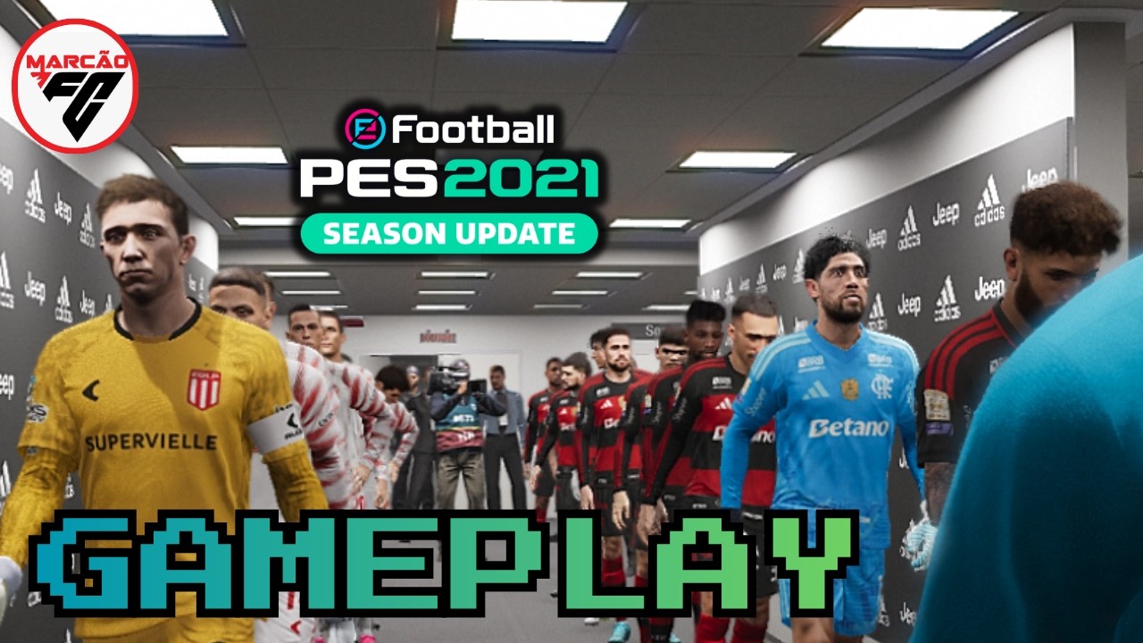 efootball pes 21 FLAMENGO RUMO AO ESTRELA GAMEPLAY JOGANDO NO PC A 60 FPS