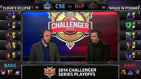 Cloud 9 Eclipse vs Ninjas in Pyjamas | Game 4 Finals of EU Challenger Series | C9E vs NIP G4