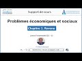 Cours Problèmes économiques et sociaux :  Revenu [Chapitre 1]