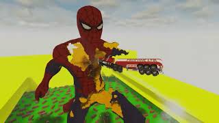Cars VS Spiderman | Teardown