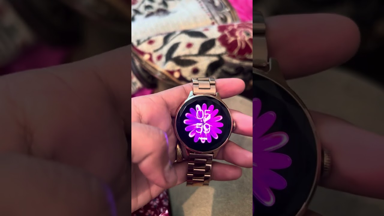 Unboxing of Noise fit diva 4F5 Metallic rose gold watch diamond cut dial. 