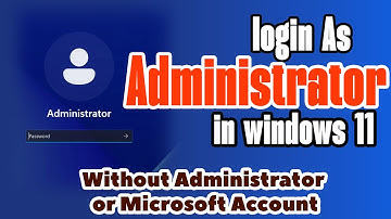 How To Enable Administrator Account In Windows 11 Without Administrator or Microsoft Account - 2025