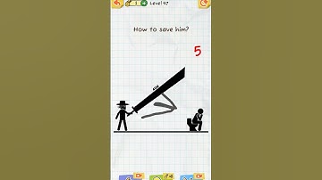 Draw 2 Save Level 47😱😁 #shorts