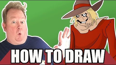 How to Draw Scarecrow | Batman the animated series