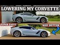 How to Lower Corvette